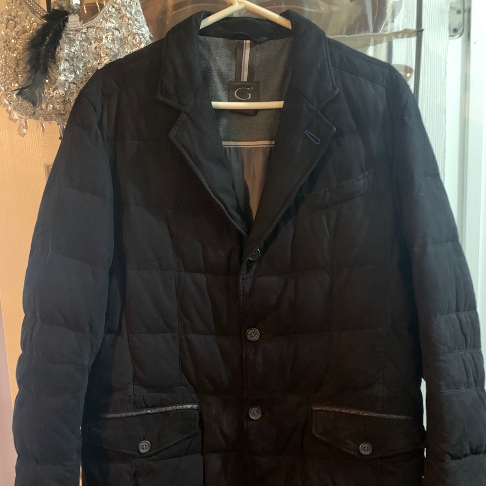 Beautiful suede black coat